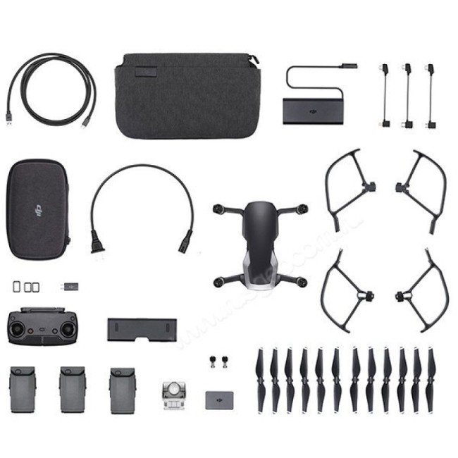 Квадрокоптер DJI Mavic Air Fly More Combo  (Onyx Black, черный)