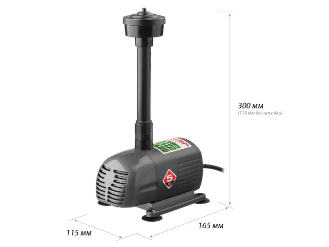 Фонтанный насос ЗНФЧ-33-2.5 ЗУБР 50 Вт