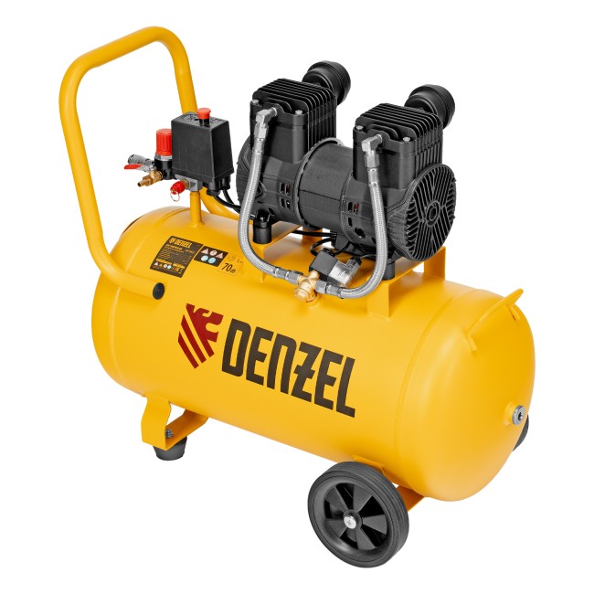 Компрессор безмасляный малошумный DLP-1500/50 Denzel