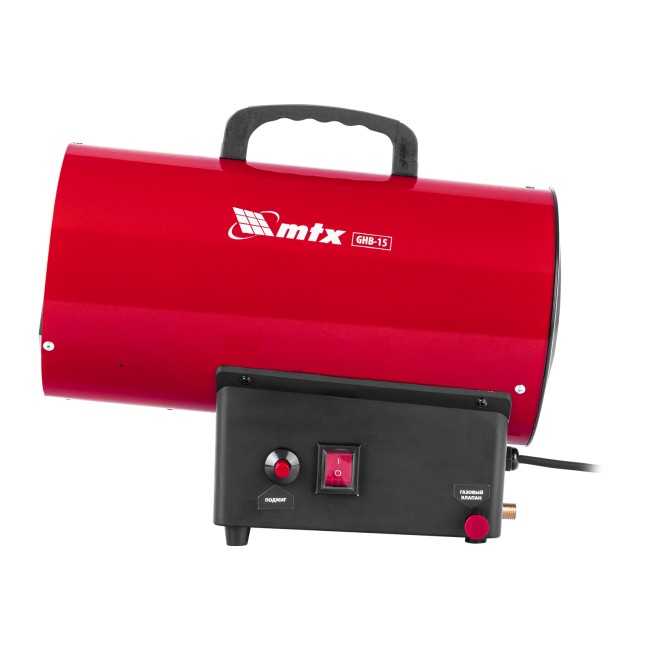 Газовая тепловая пушка GHB-15, 15 кВт, 320 м3/ч, пропан-бутан MTX Газовая тепловая пушка GHB-15, 15 кВт, 320 м3/ч, пропан-бутан MTX