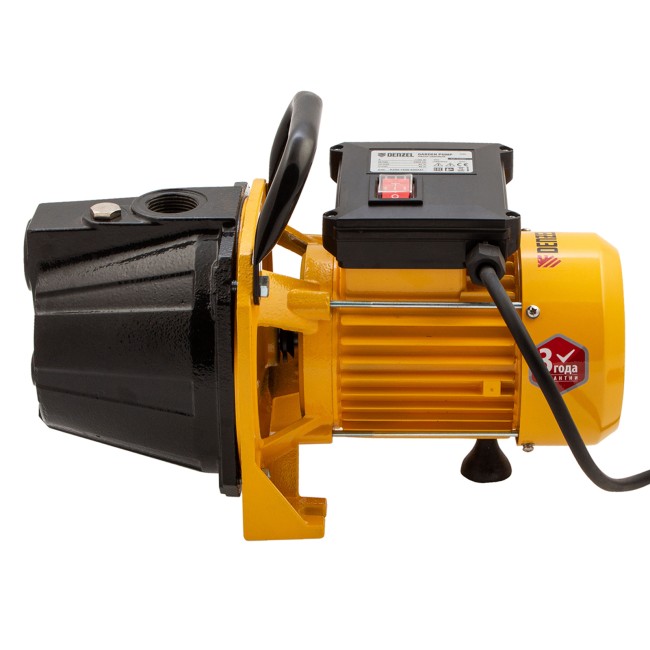 Садовый поверхностный насос GP1100C, 1100 Вт, 4500 л/ч, подъем 46 м, чугун Denzel Садовый поверхностный насос GP1100C, 1100 Вт, 4500 л/ч, подъем 46 м, чугун Denzel