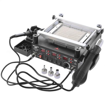 Цифровая паяльная станция 3 в 1 МЕГЕОН 00363 Цифровая паяльная станция 3 в 1 МЕГЕОН 00363