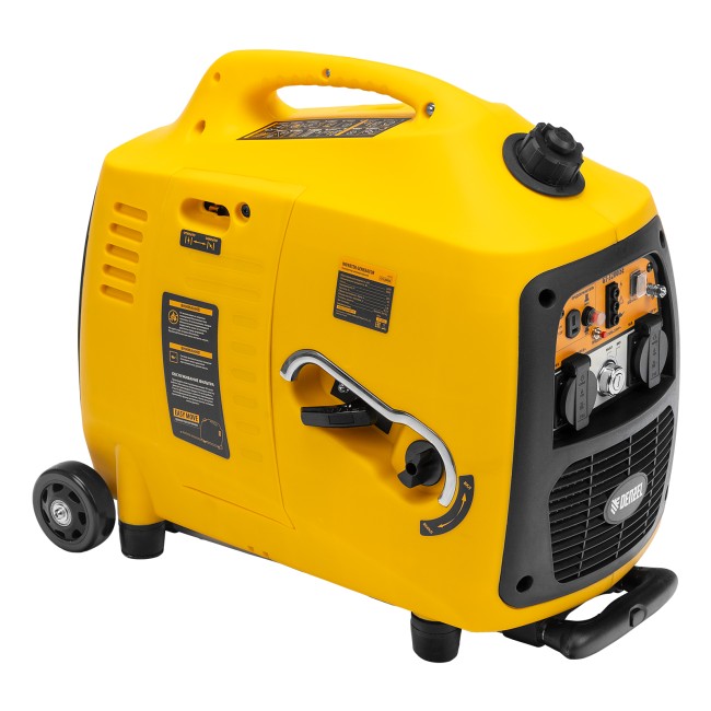 Генератор инверторный GT-3200iSE, 3.2 кВт, 230 В, бак 6 л, закрытый корпус, электростартер Denzel Генератор инверторный GT-3200iSE, 3.2 кВт, 230 В, бак 6 л, закрытый корпус, электростартер Denzel