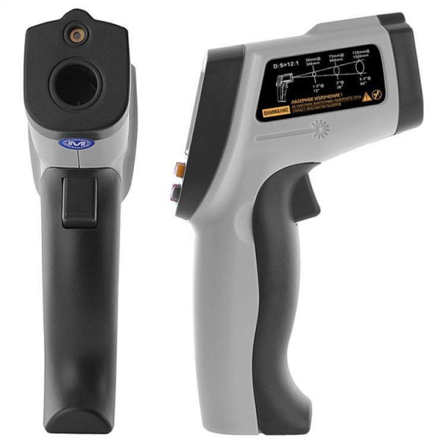Инфракрасный термометр с цветным дисплеем МЕГЕОН 16950