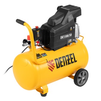 Компрессор воздушный коаксиальный DK1500/50 Х-PRO Denzel Компрессор воздушный коаксиальный DK1500/50 Х-PRO Denzel