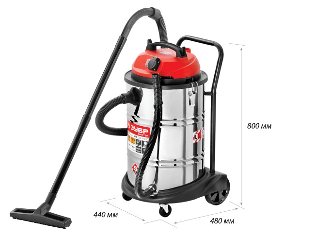 Строительный пылесос ПУ-60-1400 М4 ЗУБР Строительный пылесос ПУ-60-1400 М4 ЗУБР