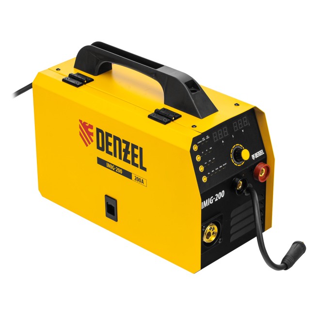 Аппарат инверторный полуавтоматической cварки IMIG-200 Denzel Аппарат инверторный полуавтоматической cварки IMIG-200 Denzel