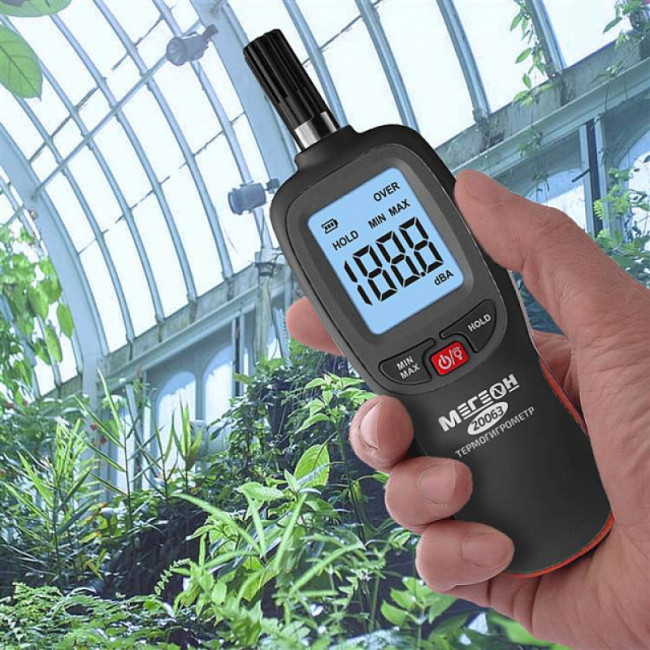 Термогигрометр МЕГЕОН 20063 с Bluetooth Термогигрометр МЕГЕОН 20063 с Bluetooth
