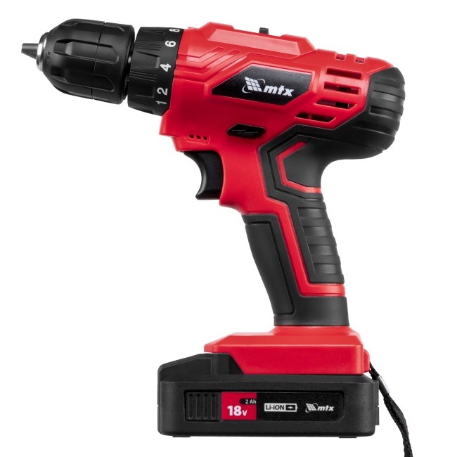 Дрель-шуруповерт аккумуляторная MCDL-18-02 2 акк. MTX Дрель-шуруповерт аккумуляторная MCDL-18-02 2 акк. MTX