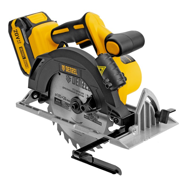 Пила циркулярная аккумуляторная CCSH-BL-20-185 Denzel Пила циркулярная аккумуляторная CCSH-BL-20-185 Denzel
