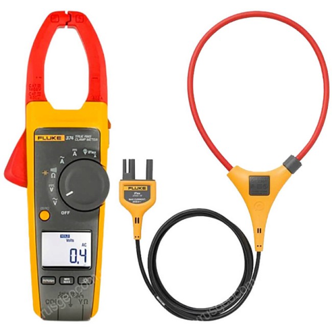 Комплект - токоизмерительные клещи Fluke 374 с датчиками Fluke i2500-10 iFlex Комплект - токоизмерительные клещи Fluke 374 с датчиками Fluke i2500-10 iFlex