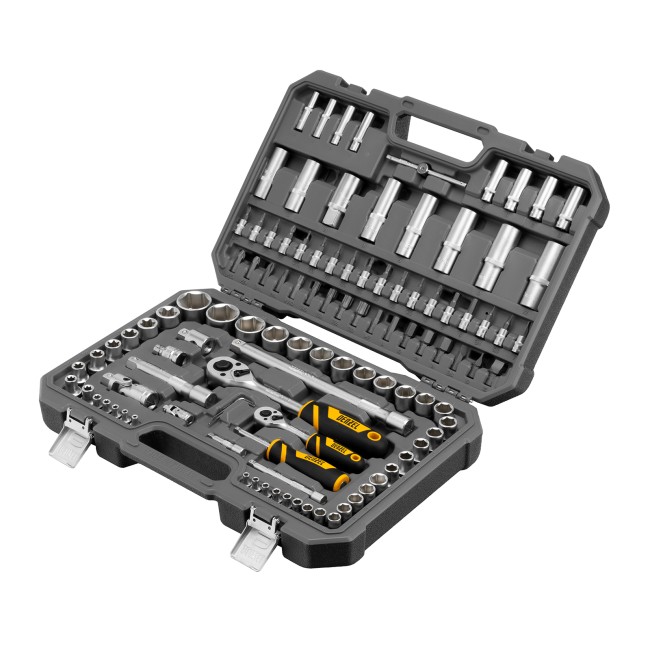 Набор инструментов 1/2", 1/4" 109 предметов Denzel Набор инструментов 1/2", 1/4" 109 предметов Denzel