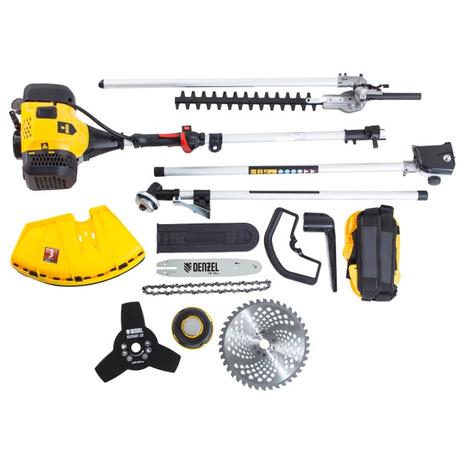Триммер бензиновый мультифункциональный DGT-52S-MAX Denzel Триммер бензиновый мультифункциональный DGT-52S-MAX Denzel