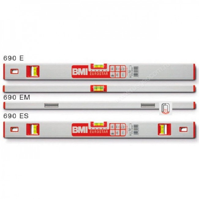 Строительный уровень BMI Eurostar 690E 30 см