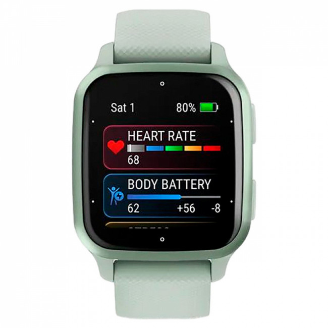 Часы Garmin Venu Sq 2 цвета мяты и безелем мятного цвета Часы Garmin Venu Sq 2 цвета мяты и безелем мятного цвета