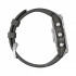 Часы Garmin Fenix 7 серебристый с графитовым силиконовым ремешком Часы Garmin Fenix 7 серебристый с графитовым силиконовым ремешком