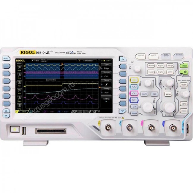 Цифровой осциллограф RIGOL DS1104Z Plus с поверкой Цифровой осциллограф RIGOL DS1104Z Plus с поверкой