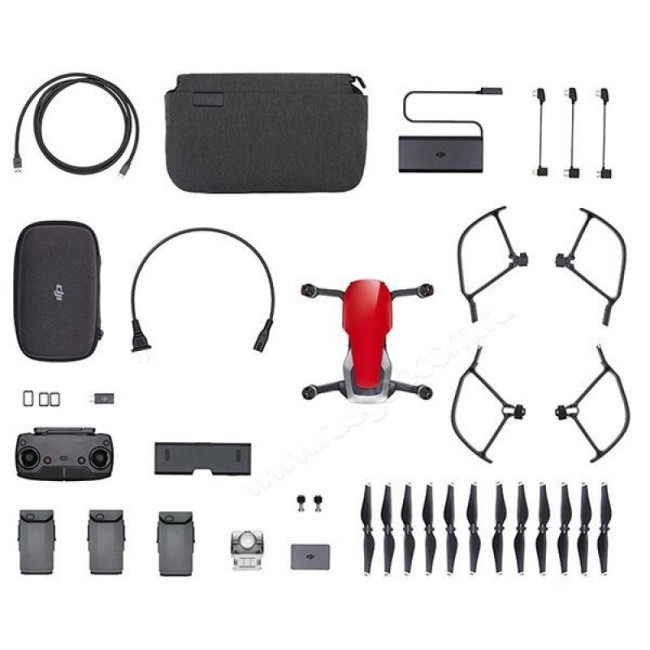 Квадрокоптер DJI Mavic Air Fly More Combo(Flame Red, красный)