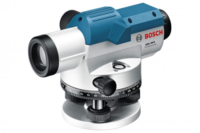 Комплект оптический нивелир Bosch GOL 26D штатив  рейка - 3 в 1