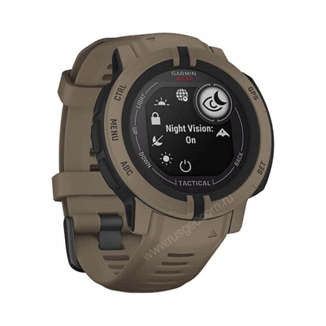 Часы Garmin Instinct 2 Solar Tactical коричневый Часы Garmin Instinct 2 Solar Tactical коричневый