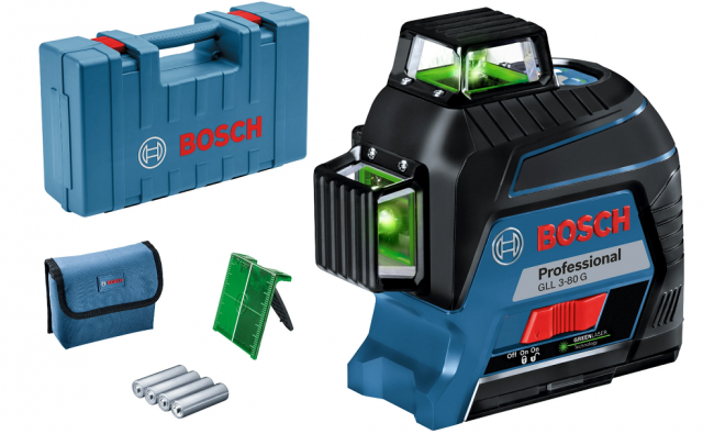 Лазерный уровень Bosch GLL 3-80 G Professional (0.601.063.Y00)
