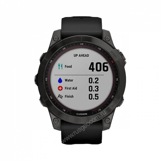 Часы Garmin Fenix 7 Sapphire Solar титановый черный DLC с черным ремешком Часы Garmin Fenix 7 Sapphire Solar титановый черный DLC с черным ремешком