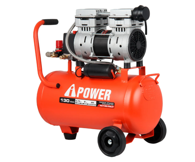 Компрессор поршневой безмасляный AC130/25LF A-iPower