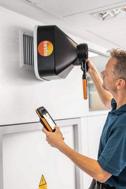 Комплект Testo 400 для вентиляции с зондом с обогреваемой струной Комплект Testo 400 для вентиляции с зондом с обогреваемой струной