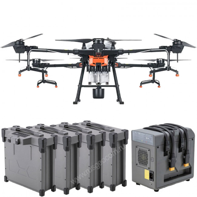 Комплект квадрокоптер DJI Agras T20 + 4 АКБ + ЗУ Комплект квадрокоптер DJI Agras T20 + 4 АКБ + ЗУ
