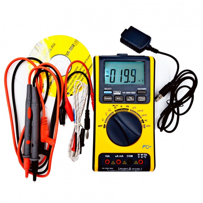 Мультиметр цифровой VA-MM18ВЕ Мультиметр цифровой VA-MM18ВЕ